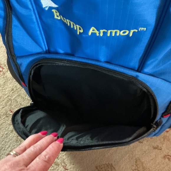 Bump Armor LK Series Backpack in Blue NWOT main image 4